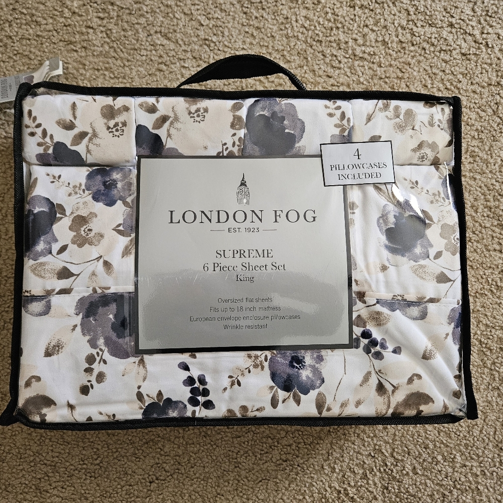 King size sheet set